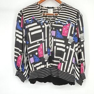 Vintage Diane Freis'‎ Abstract Women's ~No Size Tag~ See Measurements